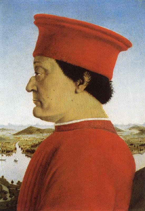 Piero della Francesca Federico di Montefeltro oil painting image